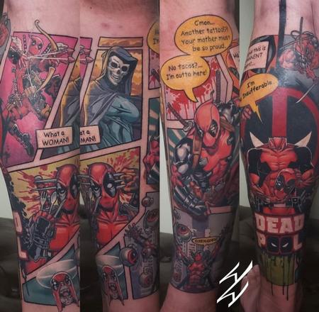 Walt Watts - Walt Watts Deadpool Comic Sleeve